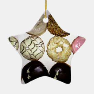 ORNAMENTO DE CERÂMICA ROSQUINHAS DOCES SABOROSOS