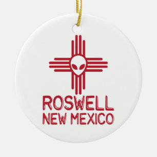 Ornamento De Cerâmica Roswell Novo México