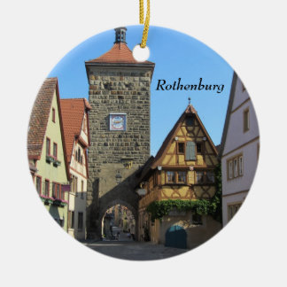 Ornamento De Cerâmica Rothenburg, Alemanha