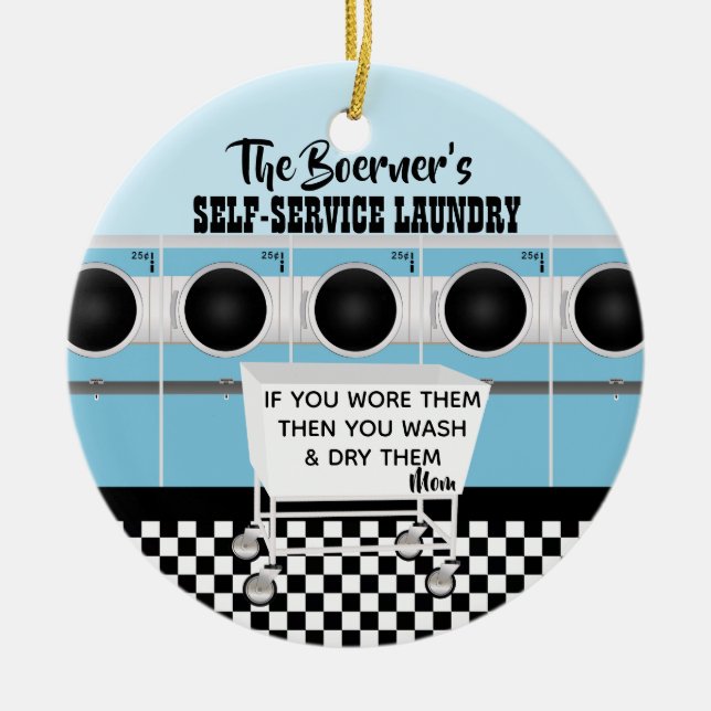 Ornamento De Cerâmica Roubo De Autoatendimento Retroativo Eles Fazem O T (Frente)