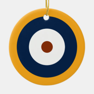 Ornamento De Cerâmica Roundel RAF Tipo A.1
