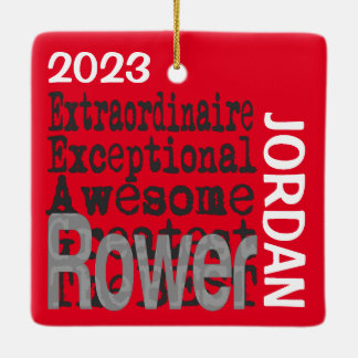 Ornamento De Cerâmica Rower Extraordinaire CUSTOM