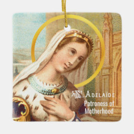 Ornamento De Cerâmica Rua. Adelaide, Impressão Romana Santa (LT 03)