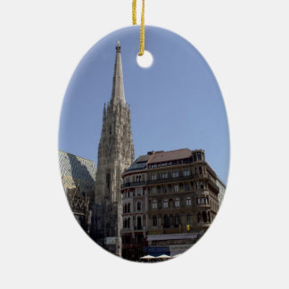 Ornamento De Cerâmica Rua. Catedral de Stephen, Viena Áustria