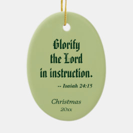 Ornamento De Cerâmica Rua. César de Bus (SLE 001)