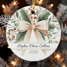 Rua de Natal da Rustic Baby é Arco de bege