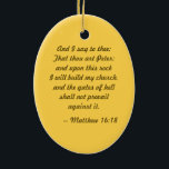 Ornamento De Cerâmica Rua. Peter the Apostle (PM 07)<br><div class="desc">O texto no verso é apenas para fins de demonstração! Substitua-o por uma citação, uma escritura, uma oração ou um texto como você vê ajustado! Mais Ruas. Pedro, o Apóstolo (século rua) dificilmente requer uma introdução. Primeiro em honra dos doze apóstolos, ele foi a pedra sobre a qual o próprio...</div>