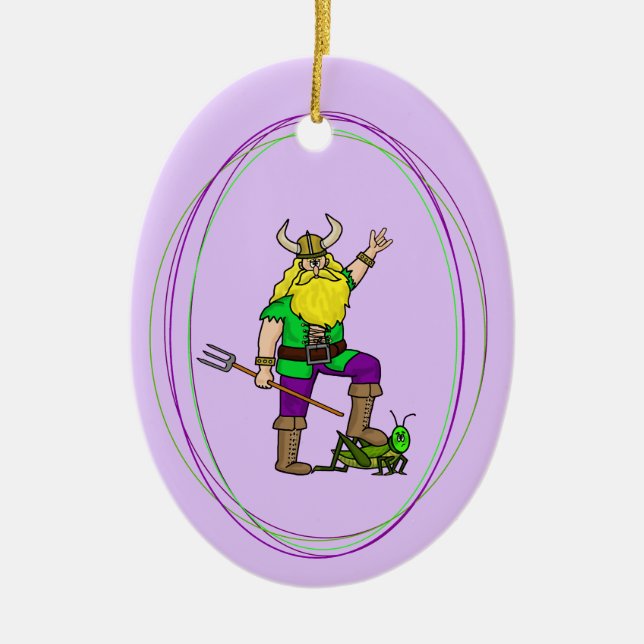 Ornamento De Cerâmica Rua. Urho Ornament (Frente)