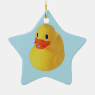 Ornamento De Cerâmica Rubber Ducky