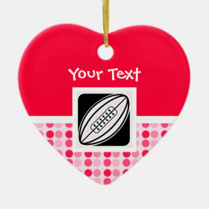 Ornamento De Cerâmica Rugby bonito