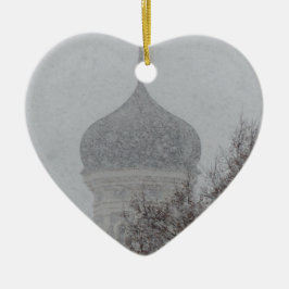 Ornamento De Cerâmica Russo Blizzard