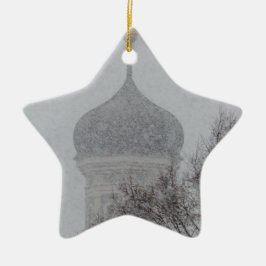 Ornamento De Cerâmica Russo Blizzard