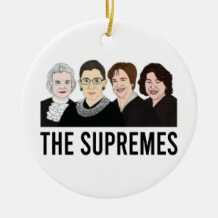 Ornamento De Cerâmica Ruth Bader Ginsburg, Suprema Corte de Mulheres