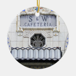 Ornamento De Cerâmica S & W, Asheville, S & W Natal