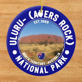 Ornamento De Cerâmica Sacred Rock of Australia – Uluru National Park