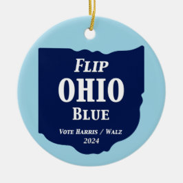 Ornamento De Cerâmica Sacudir Ohio Blue em 2024