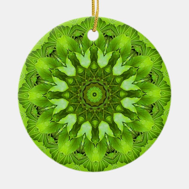Ornamento De Cerâmica Sai de Mandala (Frente)