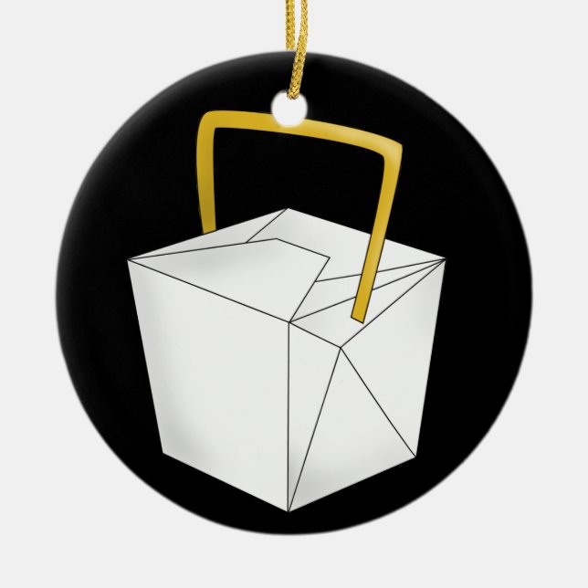 Ornamento De Cerâmica Saída chinesa - SRF (Frente)