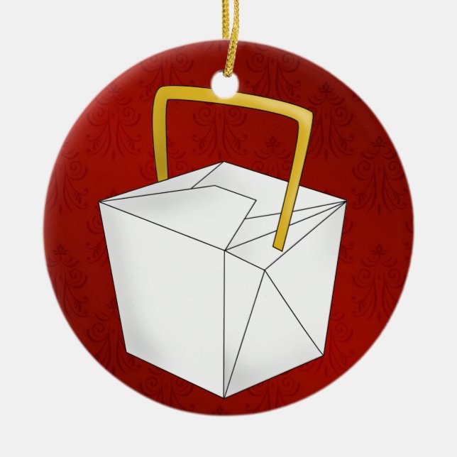 Ornamento De Cerâmica Saída chinesa - SRF (Frente)