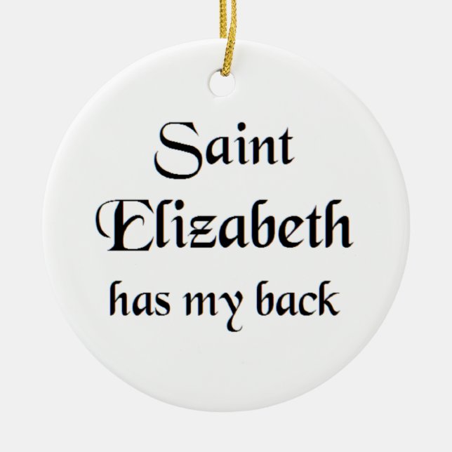 Ornamento De Cerâmica saint elizabeth Mug (Frente)