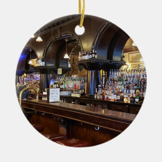 Ornamento De Cerâmica Salão n.o 10 em Deadwood, Dakota do Sul (Frente)