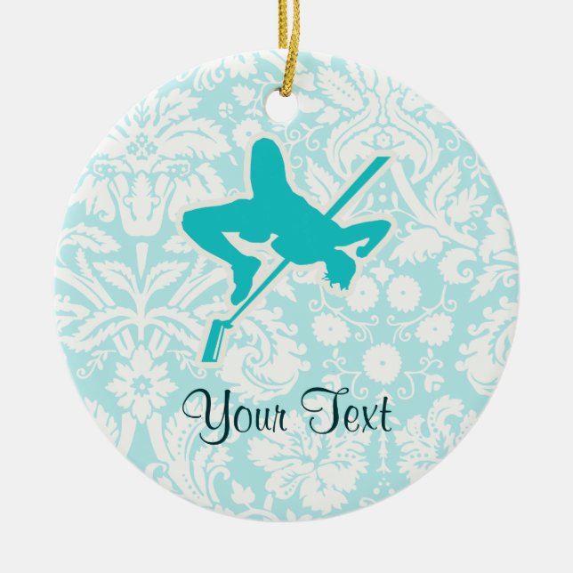 Ornamento De Cerâmica Salto alto da cerceta (Frente)