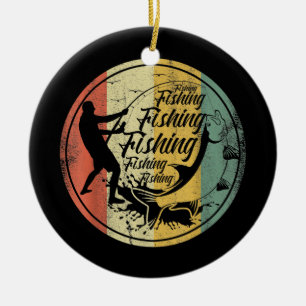 Ornamento De Cerâmica Saltwater Pesca De Profundidade Anglas Esporte Pes