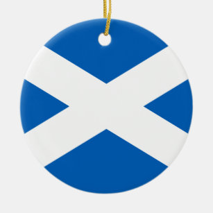 Ornamento De Cerâmica Saltyre ~ Flag da Escócia