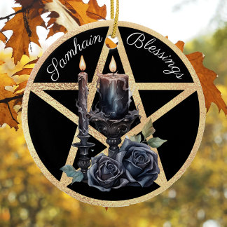 Ornamento De Cerâmica Samhain 1