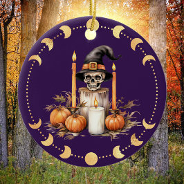 Ornamento De Cerâmica Samhain 2 Ornament