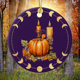 Ornamento De Cerâmica Samhain 2 Ornament