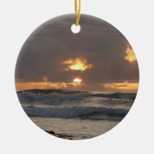 Ornamento De Cerâmica San Diego Sunset IV - Paisagem da Califórnia