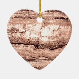 Ornamento De Cerâmica Sand Dune Granite, pedra castanha