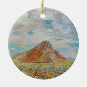 Ornamento De Cerâmica Sand Springs Butte por Childe Hassam, Arte Antigo