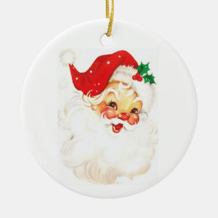 Ornamento De Cerâmica santa claus