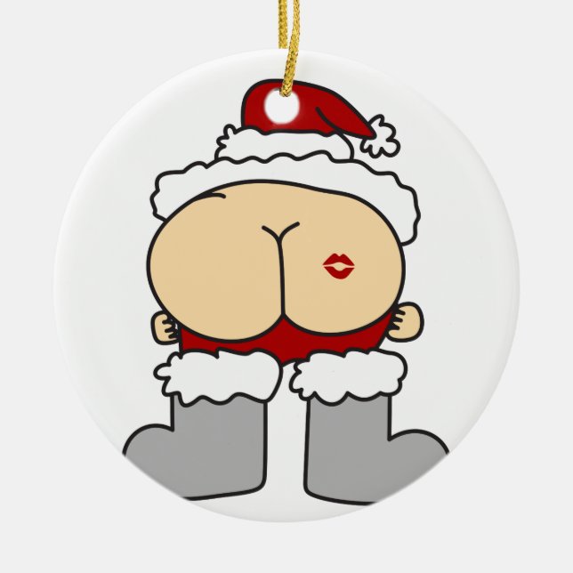 Ornamento De Cerâmica Santas Bumbum (Frente)