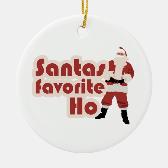 Ornamento De Cerâmica Santas Favorite Ho (Frente)