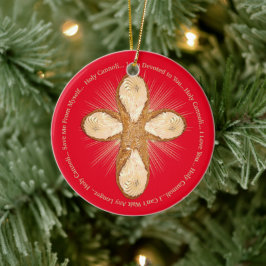 Ornamento De Cerâmica Santo Cannoli Engraçado Natal Italiano