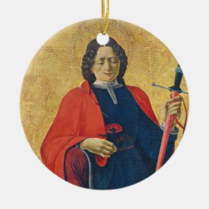 Ornamento De Cerâmica Santo Florian, italiano, C. 1473-74