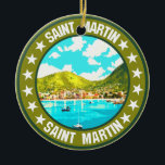 Ornamento De Cerâmica Santo Martin<br><div class="desc">Santo Martin</div>