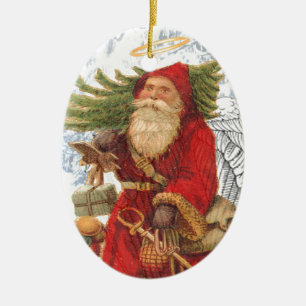 Ornamento De Cerâmica Santo Nicholas do Natal 4