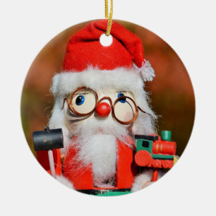 Ornamento De Cerâmica Santo Nicholas Santa Claus Nutcracker