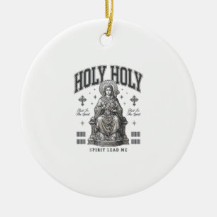 Ornamento De Cerâmica Santo Santo Desenho de Camisa Religiosa de Gravura