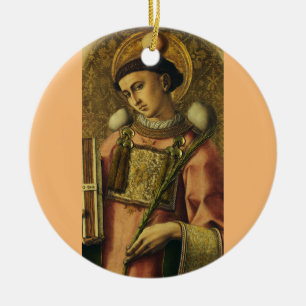 Ornamento De Cerâmica Santo Stephen Apostle do 70 Protomartyr