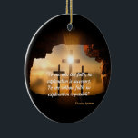 Ornamento De Cerâmica Santo Thomas Aquinas Cita Fé Cerâmica Orname<br><div class="desc">"Para quem tem fé, não é necessária explicação. Para um sem fé, nenhuma explicação é possível", cita Thomas Aquinas. Combinando os princípios teológicos da fé com os princípios filosóficos da razão, o Santo Tomás de Aquino foi o pensador mais influente do escolasticismo medieval. Autoridade da Igreja Católica Romana e escritor...</div>