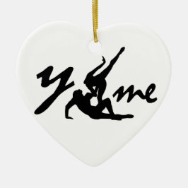 Ornamento De Cerâmica santo valentin você e eu