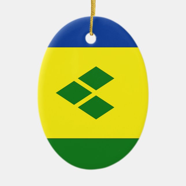 Ornamento De Cerâmica Santo Vincent (Frente)