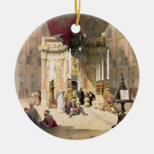 Ornamento De Cerâmica Santuário do Sepulchre santamente, o 10 de abril