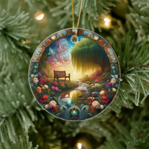 Ornamento De Cerâmica Santuário Solitudes Caminho Cerâmico para Reflexão