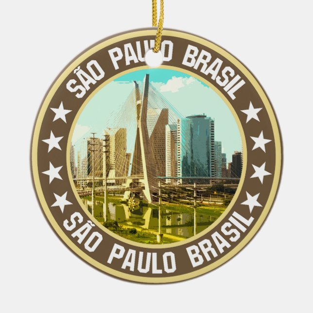 Ornamento De Cerâmica São Paulo (Frente)